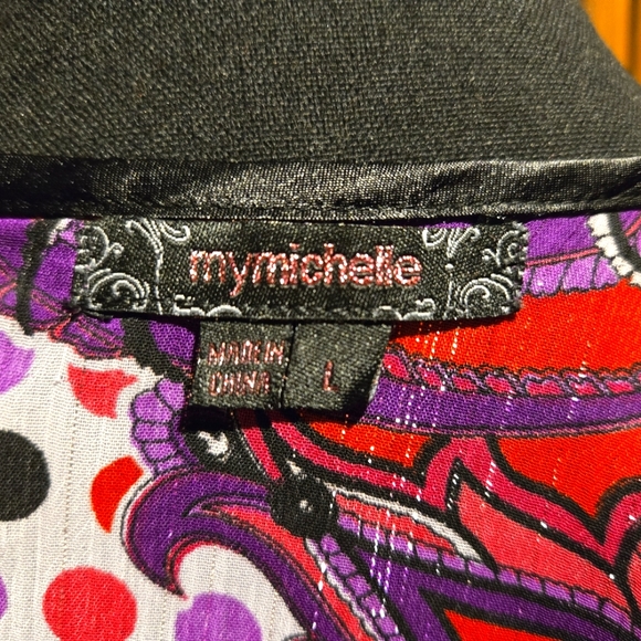 VINTAGE, HANDKERCHIEF BLOUSE - Picture 9 of 11